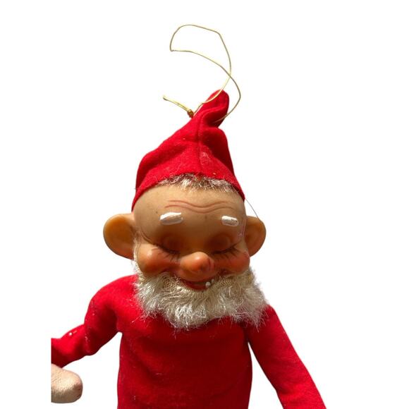 Grandpa Elf Christmas Knee Hugger Teeth Smile On The Shelf W/Japan Sticker - Picture 5 of 8